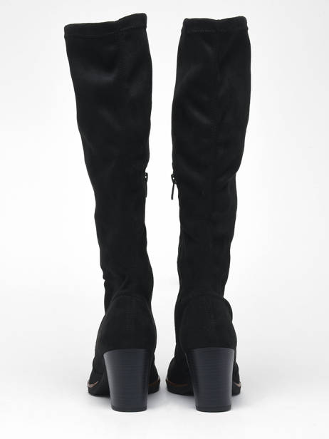 Thais Laarzen Met Hak Uit Leder Dorking Zwart theme D7890 ander zicht 3